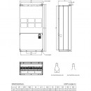 Falownik wektorowy 315kW 3-fazowy 460VAC Delta Electronics VFD3150C43A